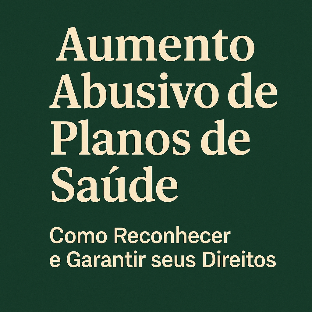 O Aumento Abusivo dos Planos de Saúde: Análise Jurídica à Luz do Código de Defesa do Consumidor e da Jurisprudência Brasileira.